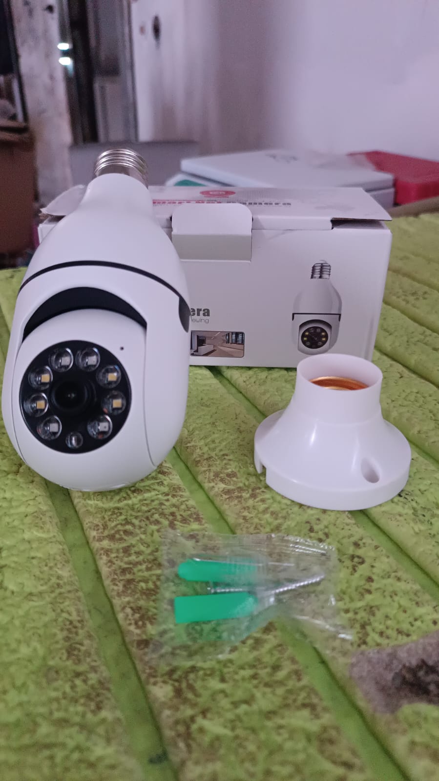 V380 Pro Fisheye 360 Degree Panoramic Wireless WiFi IP CCTV Security Camera (Pack of 1) V380 Pro Fisheye 360 Degree Panoramic Wireless WiFi IP CCTV Security Camera (Pack of 1)